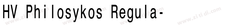 HV Philosykos Regula字体转换